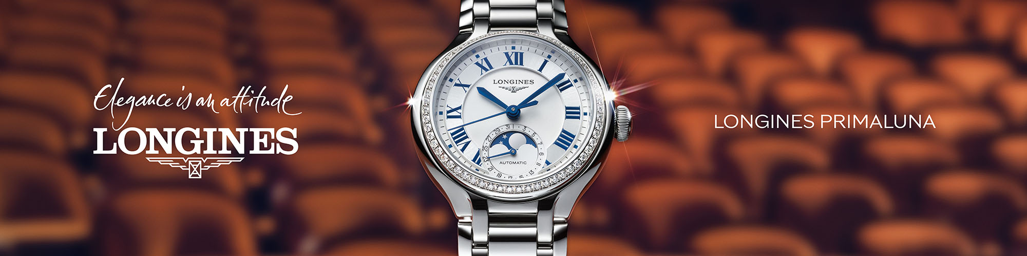 Colección Longines Elegance para mujer. Distribuidor oficial Longines.