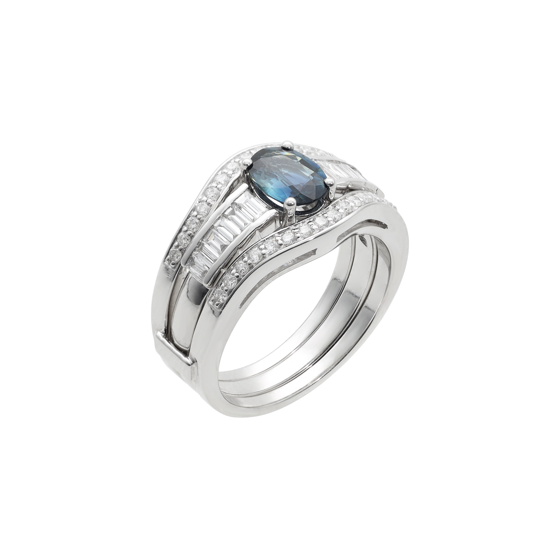 Comprar online anillos de compromiso con zafiros