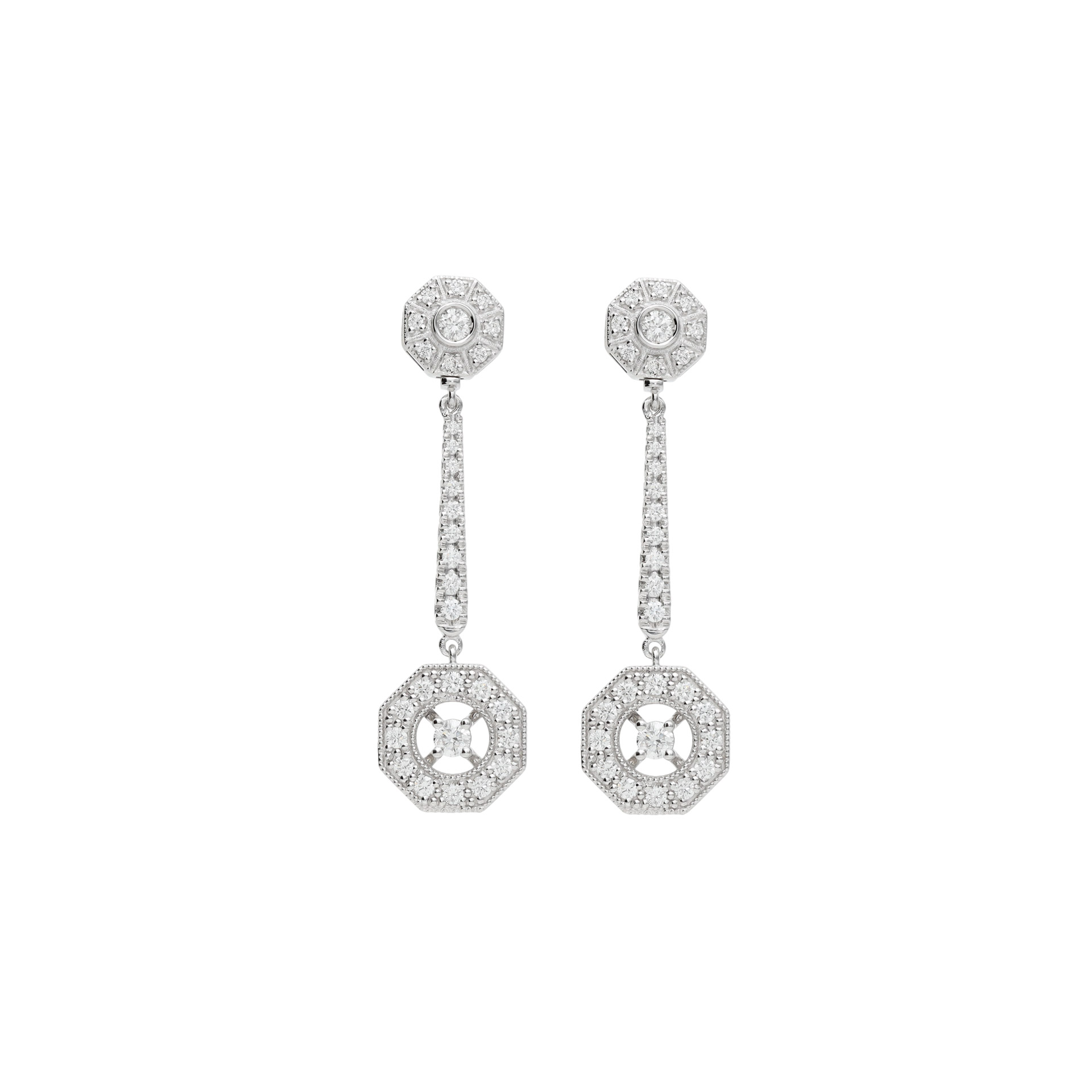 Comprar online pendientes de compromiso con diamantes